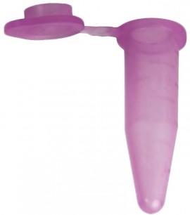 Bio Plas 4037 G-Tube, Flat Top Microcentrifuge Tube, 1.5mL, Lavender, (Pack of 500)-
