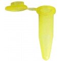 Bio Plas 4042S G-Tube Yellow Sterile Premium Flat-Top Microcentrifuge Tube, 0.6 mL, 500-pack-