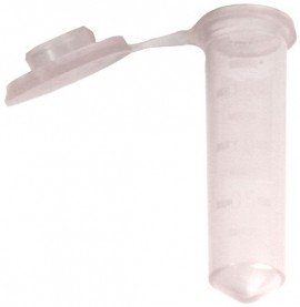 Bio Plas 4050 G-Tube, Flat Top Microcentrifuge Tube, 2.0mL, Natural, (Pack of 500)-