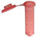 Bio Plas 4051S G-Tube Red Sterile Premium Flat-Top Microcentrifuge Tube, 2 mL, 500-pack-