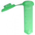 Bio Plas 4054S G-Tube Green Sterile Premium Flat-Top Microcentrifuge Tube, 2 mL, 500-pack-