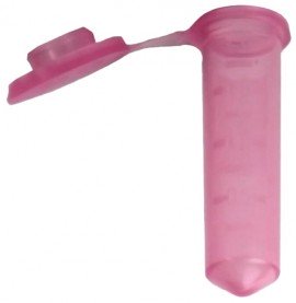Bio Plas 4057S G-Tube Lavender Sterile Premium Flat-Top Microcentrifuge Tube, 2 mL, 500-pack-