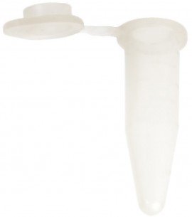 Bio Plas 4167SLS Siliconized Flat Top Microcentrifuge G-Tube, 1.5mL, Sterile, Individually Wrapped, Natural, (Pack of 250)-