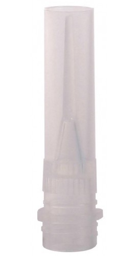 Bio Plas 4200SLS Siliconized Conical Microcentrifuge Tube with Skirt Screw Cap, Sterile, 0.5mL, Natural, (Pack of 1000)-