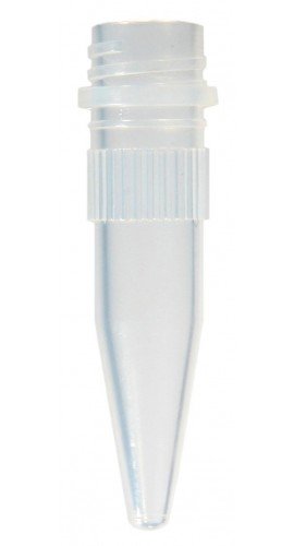 Bio Plas 4202SC Conical Skirt Screw Top Microcentrifuge Tube and Cap, Sterile, 1.5mL, Natural, (Pack of 1000)-