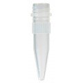 Bio Plas 4203SC Conical Skirt Screw Top Microcentrifuge Tube and Cap, Sterile, 2.0mL, Natural, (Pack of 1000)-