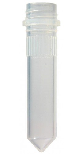 Bio Plas 4203SLS Siliconized Microcentrifuge Tube with Conical Screw Cap, Sterile, 2.0mL, Natural, (Pack of 1000)-