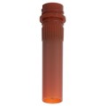 Bio Plas 4204AS Conical Microcentrifuge Tube with Skirt Screw Cap, Sterile, 2.0mL, Amber, (Pack of 500)-