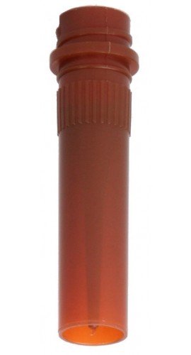 Bio Plas 4204ASB Conical Microcentrifuge Tube with Skirt Screw Top, Sterile, 2.0mL, Amber, (Pack of 1000)-