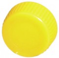 Bio Plas 4217 Screw Cap for Microcentrifuge Tubes, Non Sterile, Yellow, (Pack of 1000)-