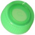 Bio Plas 4220R Screw Cap with O-Ring for Microcentrifuge Tubes, Green, (Pack of 1000)-