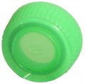 Bio Plas 4220RSB Screw Cap for Microcentrifuge Tubes, Sterile, Green, (Pack of 1000)-