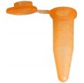 Bio Plas 4306 Flat Top Microcentrifuge Tube, 1.5mL, Orange, (Pack of 500)-