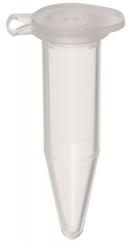 Bio Plas 4331SLS Siliconized Flat Top Microcentrifuge Tube, Sterile, 0.5mL, Natural, (Pack of 250)-