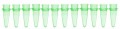 Bio Plas 5020-5 Thin Wall Micro Tube, 12 Tubes/Strip, 0.2mL, Green, (Pack of 100)-