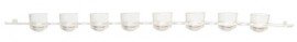 Bio Plas 5030-1 Strip Caps for 0.2mL Micro Reaction Tubes, 8 Caps/Strip, Natural, (Pack of 300)-