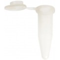 Bio Plas 5050-1 Thin Wall Micro Tube with attached Cap, 0.5mL, Natural, (Pack of 1000)-