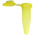 Bio Plas 5050-3 Thin Wall Micro Tube with attached Cap, 0.5mL, Yellow, (Pack of 1000)-