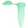 Bio Plas 5050-5 Thin Wall Micro Tube with attached Cap, 0.5mL, Green, (Pack of 1000)-