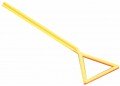 Bio Plas 6406S Bacti Cell Spreader, Sterile, 60mm Wide, Yellow, (Pack of 25)-