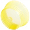 Bio Plas 6730 Uni to Flex Safety Caps for 16mm Blood Collecting &amp; Culture Tubes, Yellow, (Pack of 1000)-