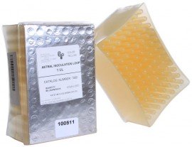 Bio Plas 7000 1&amp;micro;L Astral Inoculation Loop, Sterile, Yellow, (Pack of 96)-