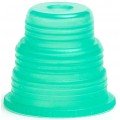 Bio Plas 8365 Hexa Flex Safety Caps for Blood Collection and Culture Tubes, Green, (Pack of 500)-