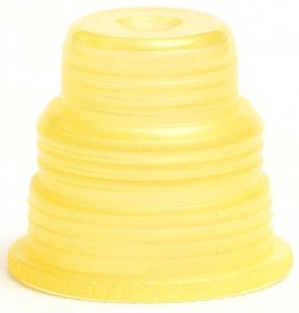 Bio Plas 8380 Hexa Flex Safety Caps for Blood Collection and Culture Tubes, Yellow, (Pack of 500)-
