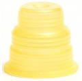 Bio Plas 8380 Hexa Flex Safety Caps for Blood Collection and Culture Tubes, Yellow, (Pack of 500)-