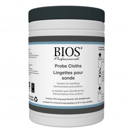 BIOS Medical 383SC Thermometer Probe Cleaning Wipes, food/meat-
