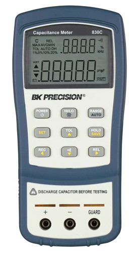 B&amp;amp;K Precision 830C-220V Dual Display Capacitance Meter to 200 mF, 220VAC Version-