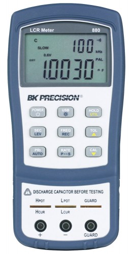 B&amp;amp;K Precision 880 Dual-Display Handheld LCR Meter, 40,000-count, 0.1%-