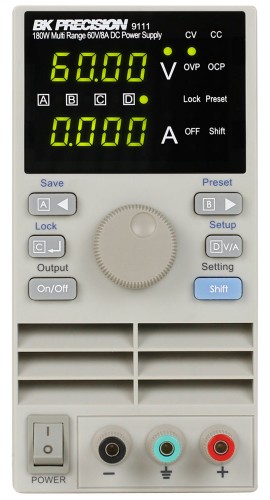 B&amp;amp;K Precision 9111 DC Power Supply, Multi Range, 60V-