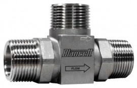 Blancett 1100 Turbine Flow Meter, 15 to 180 gpm, 2&amp;quot; male NPT-