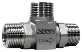 Blancett 1100 Turbine Flow Meter, 100 to 1200 gpm, 4&amp;quot; grooved end-