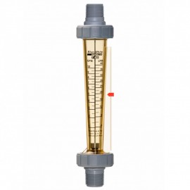 Blue-White F-45376L-6 Flow Meter, 3/8&quot;, in-line, 0.2-2.0 Gpm Water-