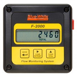 Blue-White RTS140A8LM1 Flow Rate &amp; Totalizer, 4" Saddle, 400-4000 Lpm-