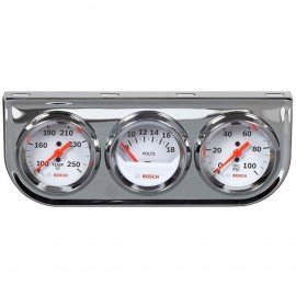 Bosch CP8208 Triple Gauge Kit, 2", white-