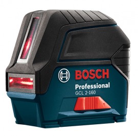 Bosch GCL 2-160 + LR 6 Self-Leveling Cross-Line Laser with plumb point-
