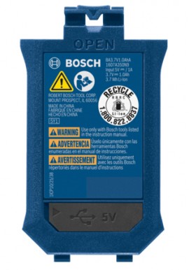 Bosch GLM-BAT Lithium-Ion 1.0 Ah Battery, 3.7 V-