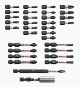 Bosch SBID32L Impact Tough Screwdriving Bit Set, 32-set-