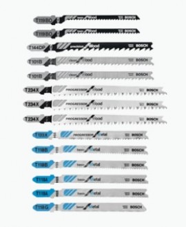 Bosch T14CPSC T-Shank Wood and Metal Cutting Jigsaw Blade Set, 14-set-