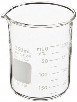 Branson 000-140-001 Beaker, Glass, 0.06 gal (250 ml)-