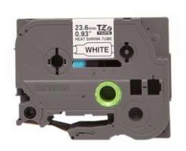 Brother HSE251 Black on White Heat Shrink Tube Label, 0.93&amp;quot; x 4.9&#039;-