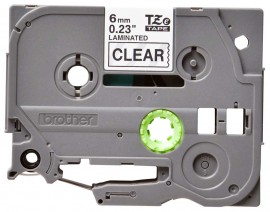 Brother TZE111G Black on Clear Tape for the P-Touch, 0.23&amp;quot; x 26.25'-