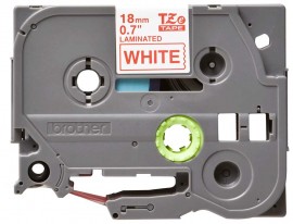 Brother TZE242G Red on White Tape for the P-Touch, 0.7&amp;quot; x 26.25'-