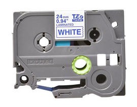Brother TZE253 Blue on White Tape for the P-Touch, 0.94&amp;quot; x 26.25'-