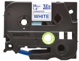 Brother TZE263 Blue on White Tape for the P-Touch, 1.4&amp;quot; x 26.25&#039;-