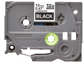 Brother TZE335 White on Black Tape for the P-Touch, 0.47&amp;quot; x 26.25&#039;-
