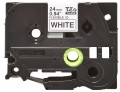 Brother TZEFX251G Black on White Flexible ID Tape, 0.94&amp;quot; x 26.25&#039;-